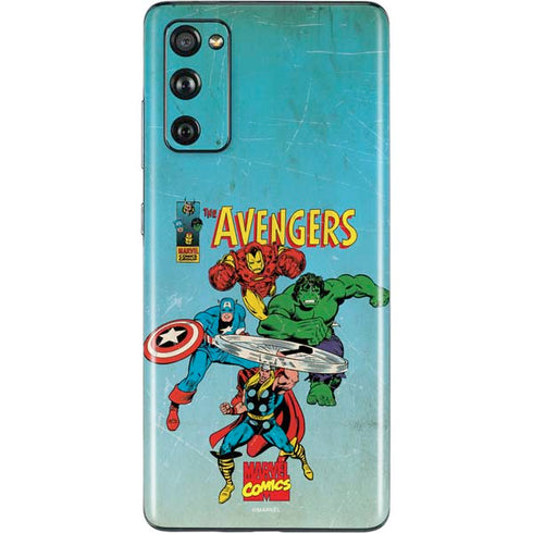 Marvel Classic Comics The Avengers Galaxy S20 Fan Edition Skin